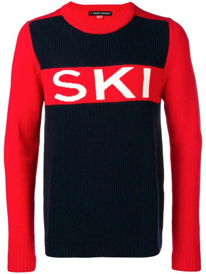 Perfect Moment Ski Sweater Ii - Blue
