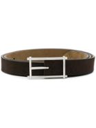 Eleventy Suede Belt - Brown