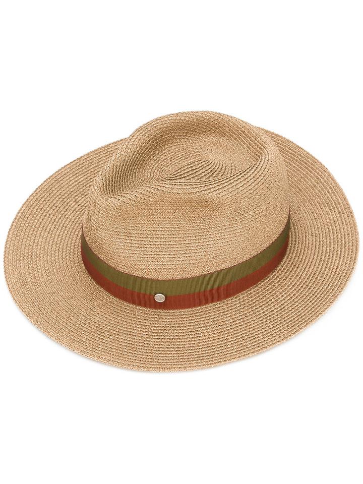 Maison Michel - Panama Hat - Women - Cotton/straw - S, Brown, Cotton/straw