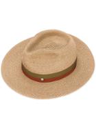 Maison Michel - Panama Hat - Women - Cotton/straw - S, Brown, Cotton/straw