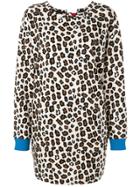 Pinko Leopard Print Dress - Brown