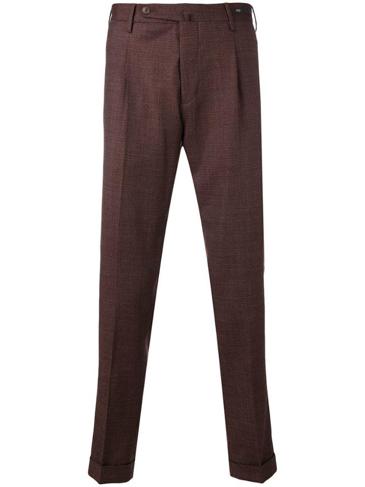 Pt01 Classic Formal Trousers - Brown