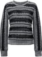 Maiyet Striped Jumper, Women's, Size: Large, Black, Silk