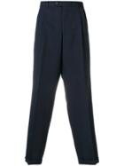 Prada Vintage Classic Tailored Trousers - Blue