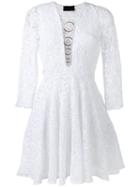 Philipp Plein - Puensum Dress - Women - Polyester - M, White, Polyester