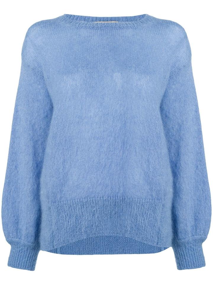 Maison Flaneur Basic Jumper - Blue