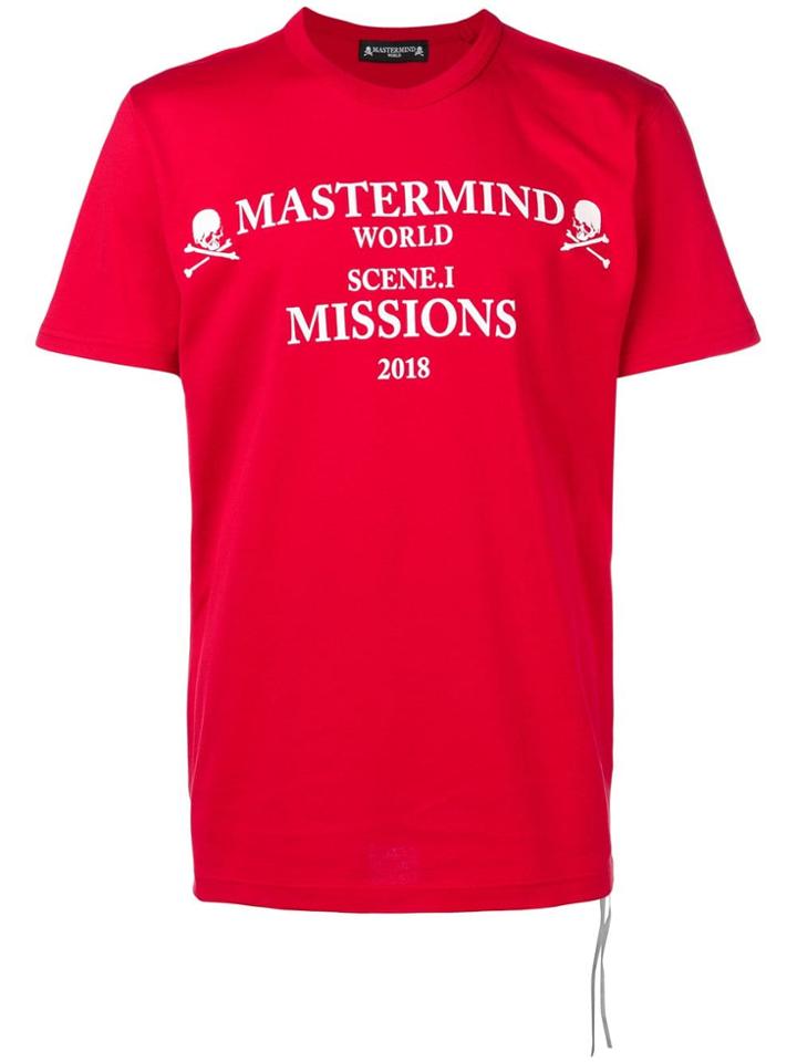 Mastermind Japan Printed T-shirt - Red