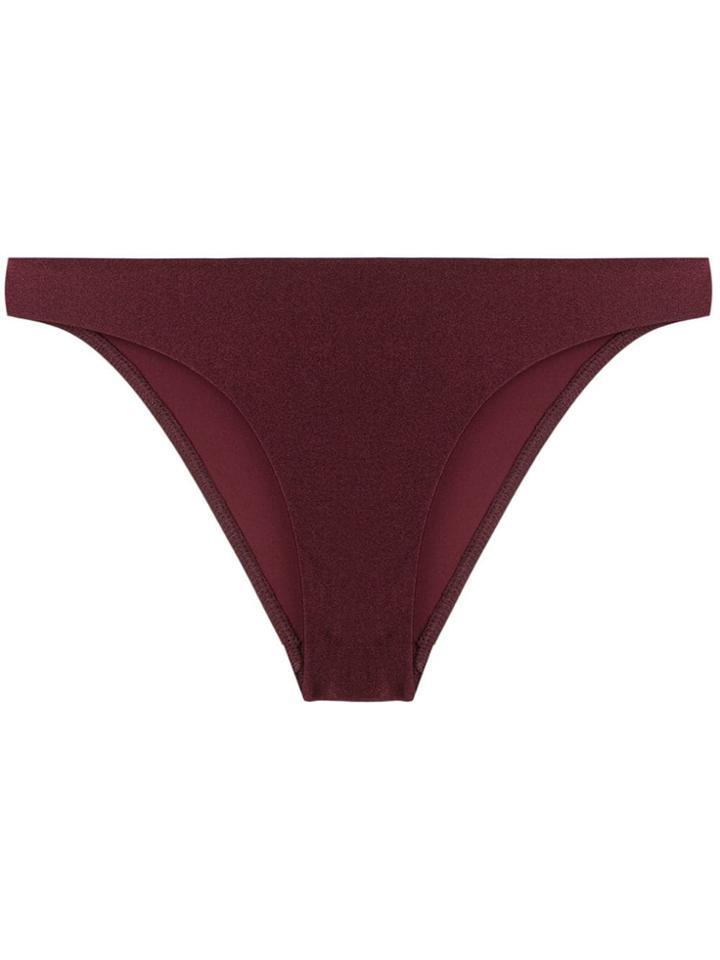 Zimmermann High Leg Bikini Bottoms - Red