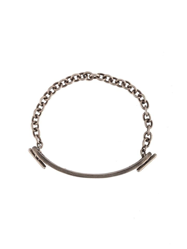 M. Cohen Plaque Bracelet - Silver