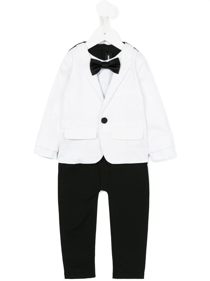 Dsquared2 Kids - Suit Romper - Kids - Cotton/polyester/spandex/elastane/viscose - 12 Mth, Toddler Boy's, White