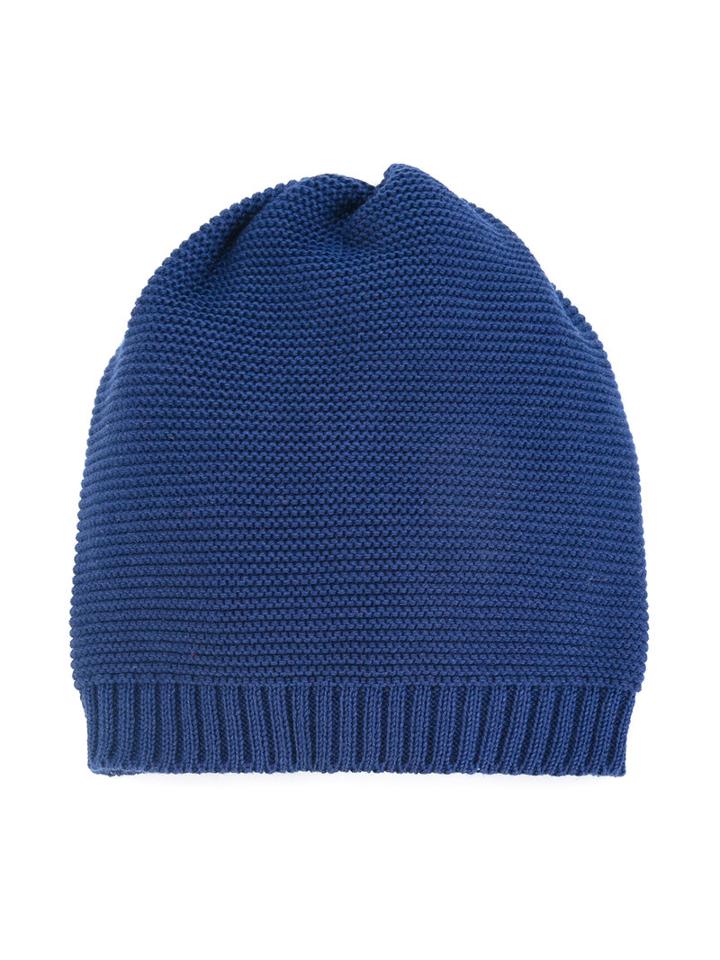 Little Bear Ribbed Beanie, Boy's, Size: 40 Cm, Blue