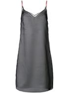 Maison Margiela Sheer Camisole Shift Dress - Black