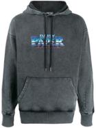 Daily Paper Logo Print Hoodie - Grey