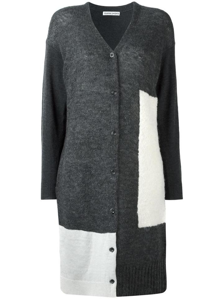 Tsumori Chisato Long Cardigan, Women's, Size: 2, Grey, Acrylic/nylon/wool/alpaca