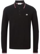 Moncler Long Sleeve Polo Shirt - Black