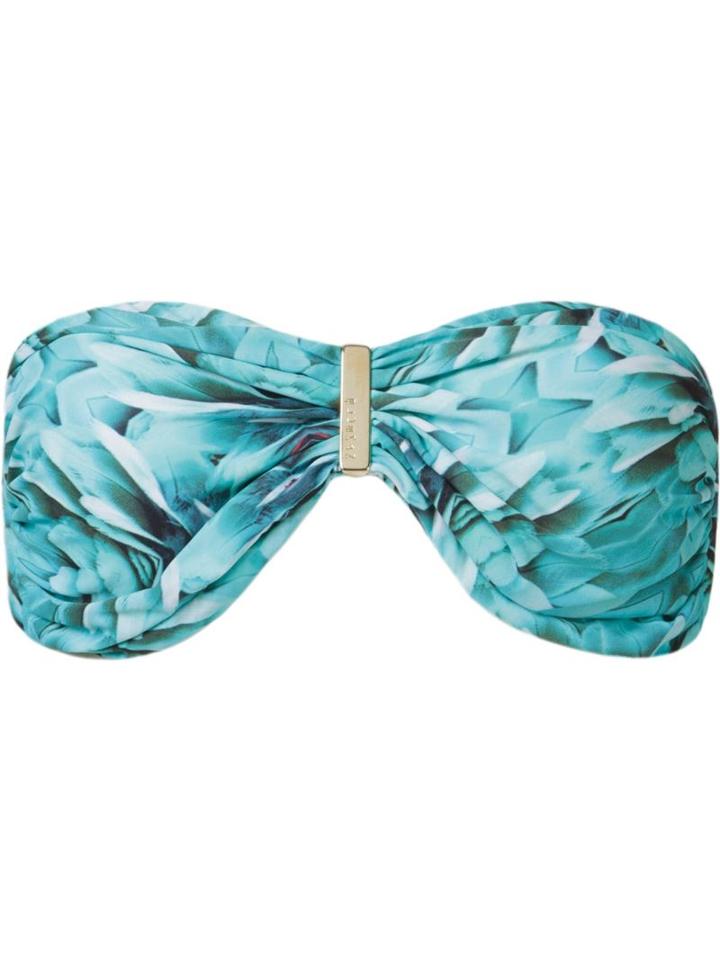 Blue Man Embellished Bandeau Bikini Top, Women's, Size: G, Polyamide/spandex/elastane