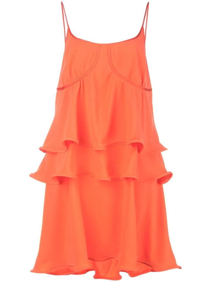 Sies Marjan Ruffle Detail Dress - Orange