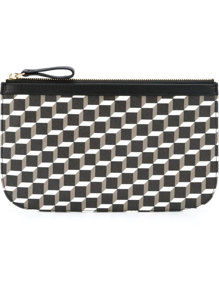 Pierre Hardy Geometric Print Zip Wallet