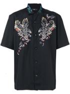 Diesel Appliqué Detail Shortsleeved Shirt - Black