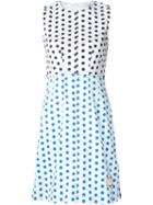 J.w. Anderson Polka-dot Panelled Dress