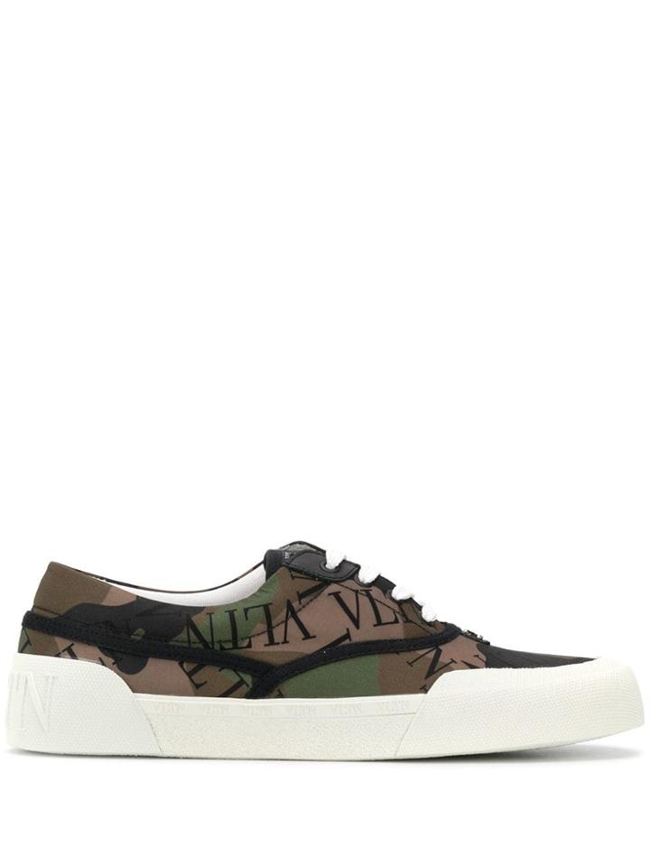 Valentino Valentino Garavani Vltn Grid Sneakers - Green