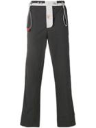 C2h4 Straight Leg Trousers - Grey