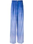 Raquel Allegra Degradé Trousers - Blue