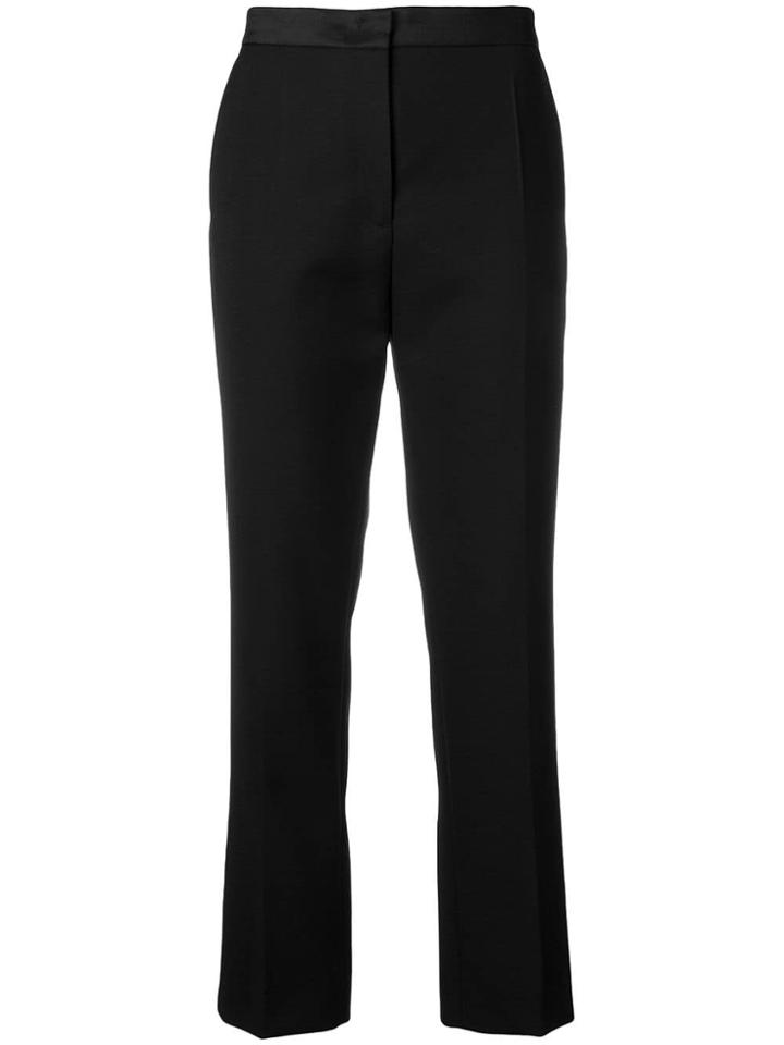 Joseph High Waisted Cropped Trousers - Black