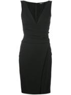 Dsquared2 Fitted Wrap Dress - Black