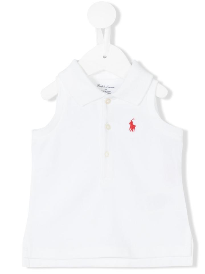 Ralph Lauren Kids - Embroidered Logo Polo Shirt - Kids - Cotton - 12 Mth, White