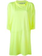 Amen Oversized T-shirt, Women's, Yellow/orange, Cotton