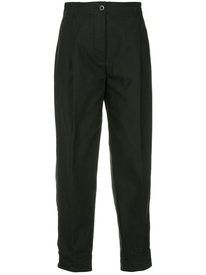 H Beauty & Youth Straight Cut Trousers - Black