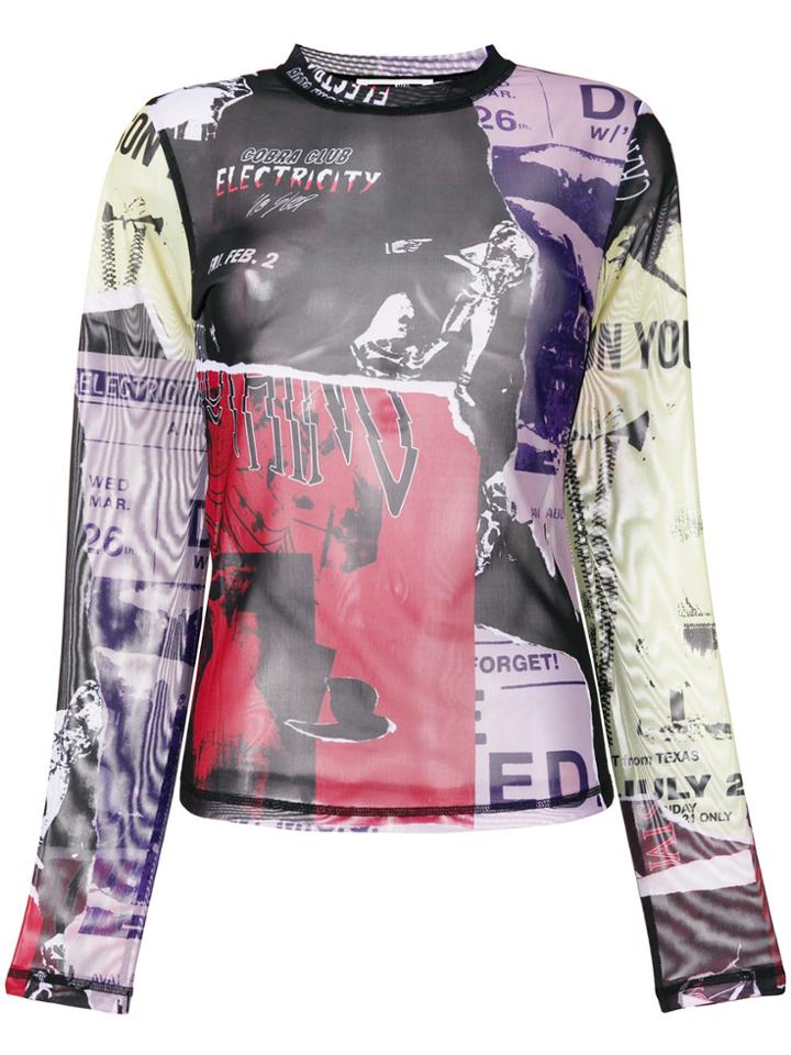 Mcq Alexander Mcqueen Printed Top - Multicolour