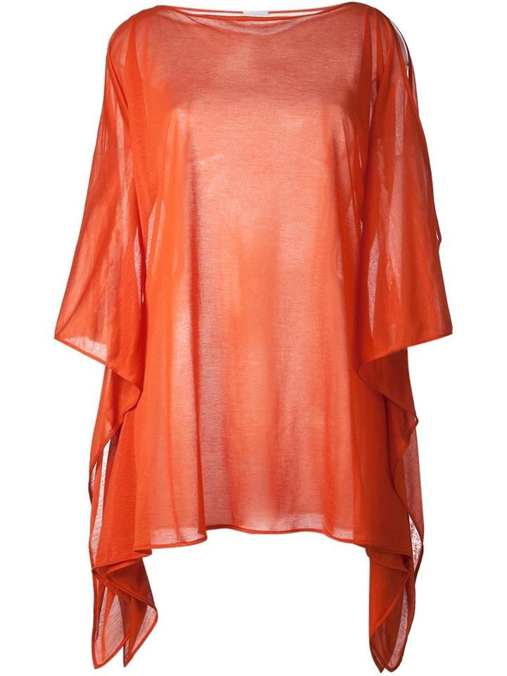 La Perla Cool Draping Kaftan, Women's, Red, Nylon/rayon