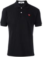 Comme Des Garçons Play Classic Polo Shirt, Men's, Size: Xl, Black, Cotton