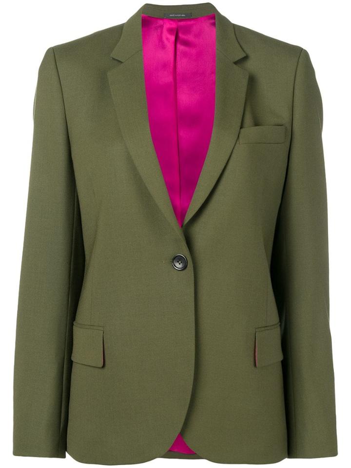 Ps Paul Smith Tailored Blazer Jacket - Green