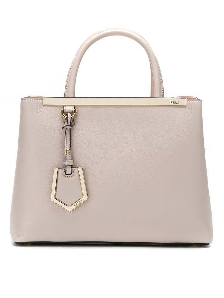 Fendi - Petit 2jours - Women - Calf Leather - One Size, Nude/neutrals, Calf Leather