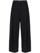 Studio Nicholson Wide Leg Cropped Pants - Blue