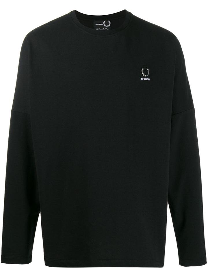 Raf Simons X Fred Perry Rear Print T-shirt - Black