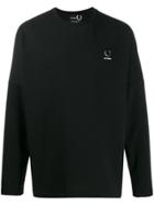 Raf Simons X Fred Perry Rear Print T-shirt - Black
