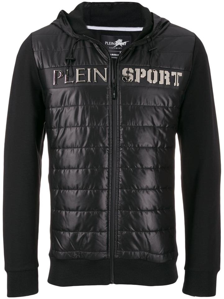 Plein Sport Padded Quilted Jacket - Black