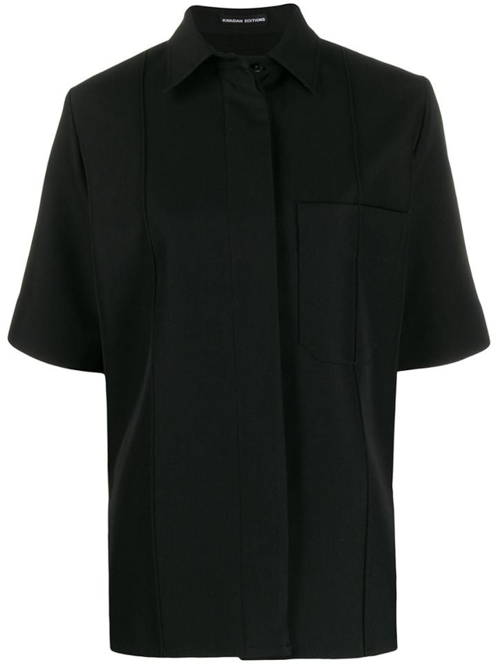 Kwaidan Editions Oversized Longline Shirt - Black