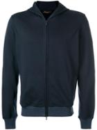 Loro Piana Zipped Hoodie, Men's, Size: Large, Blue, Cotton