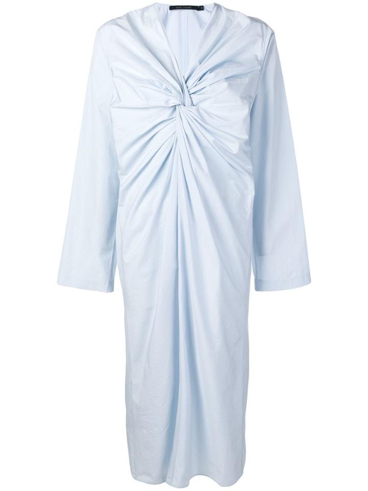 Sofie D'hoore Knot Detail Midi Dress - Blue
