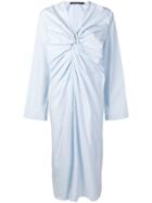 Sofie D'hoore Knot Detail Midi Dress - Blue
