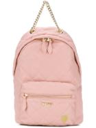 Twin-set Quilted Backpack - Pink & Purple