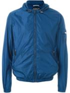 Michael Kors Zipped Hooded Jacket, Men's, Size: Small, Blue, Nylon