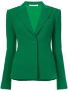 Oscar De La Renta Fitted Suit Blazer - Green