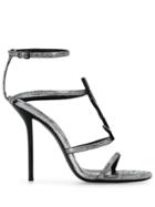 Saint Laurent Cassandra 110 Sandals - Silver