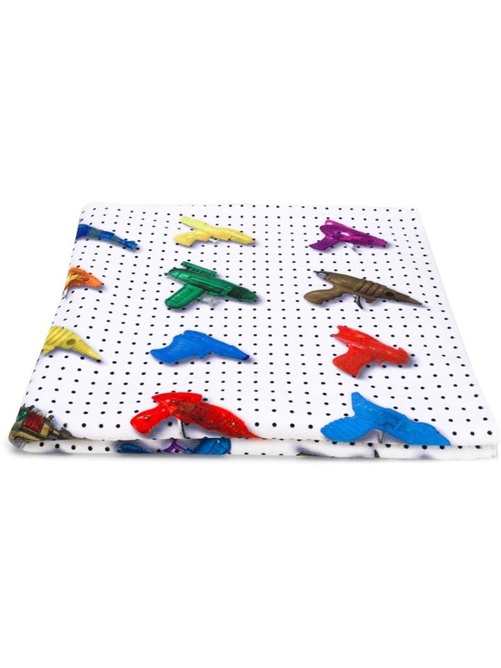 Jeremy Scott Water Gun Print Beach Towel